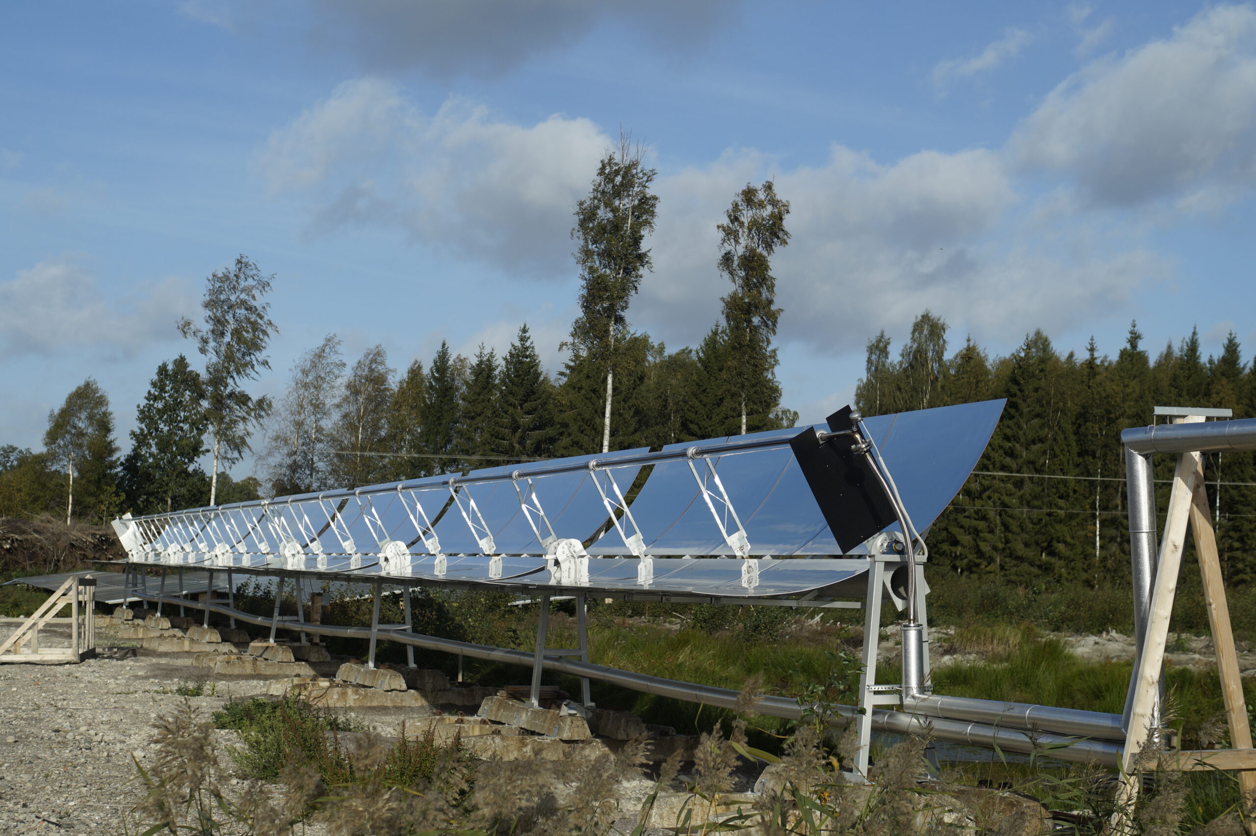 ETC Solar park with greenhouse, Sweden